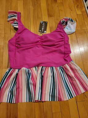 NWT Matilda Jane Enchanted Garden Swimsuit top